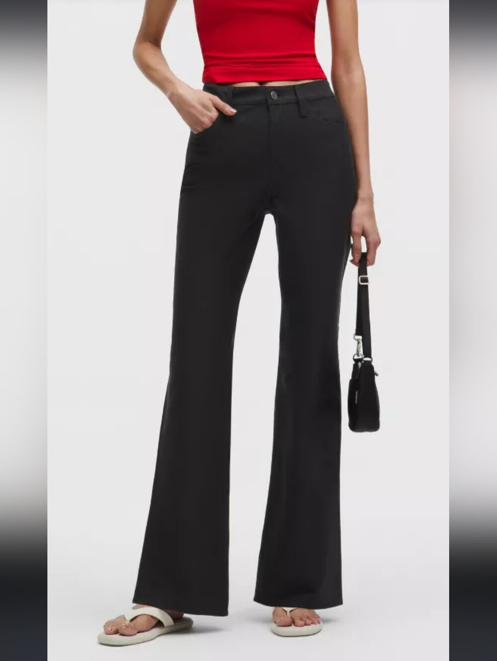 Lululemon Pants Women's 25 Easy Five High Rise Subtle Flare Fit NWT